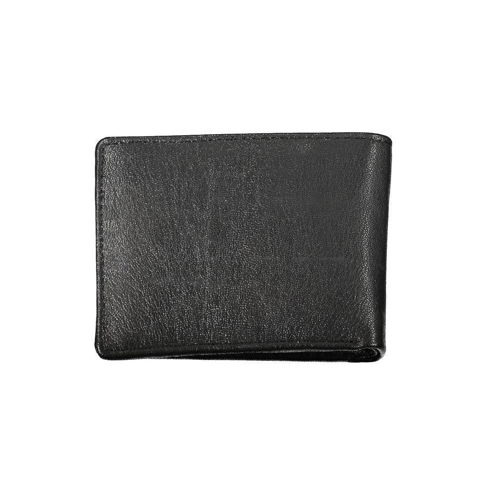 Blauer Elegant Black Leather Dual-Compartment Wallet - Hilstor