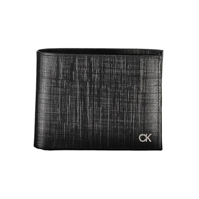 Calvin Klein Elegant Black Leather Wallet with RFID Blocking - Hilstor