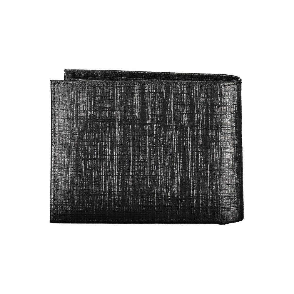 Calvin Klein Elegant Black Leather Wallet with RFID Blocking - Hilstor