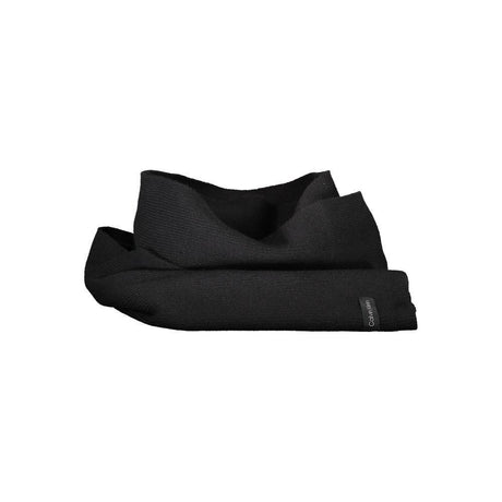 Calvin Klein Elegant Embroidered Cotton-Cashmere Scarf - Hilstor