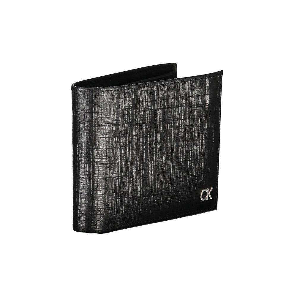 Calvin Klein Elegant Black Leather Wallet with RFID Blocking - Hilstor