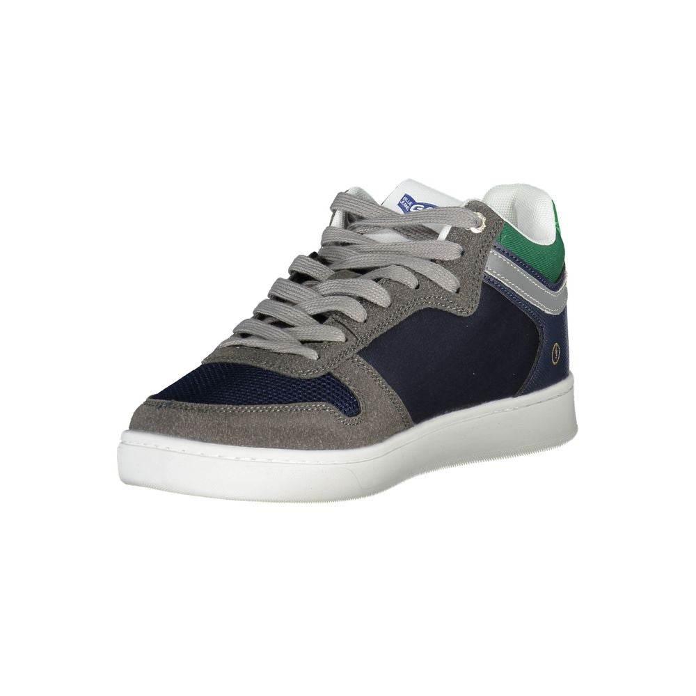 Gas Blue Polyester Sneaker - Hilstor