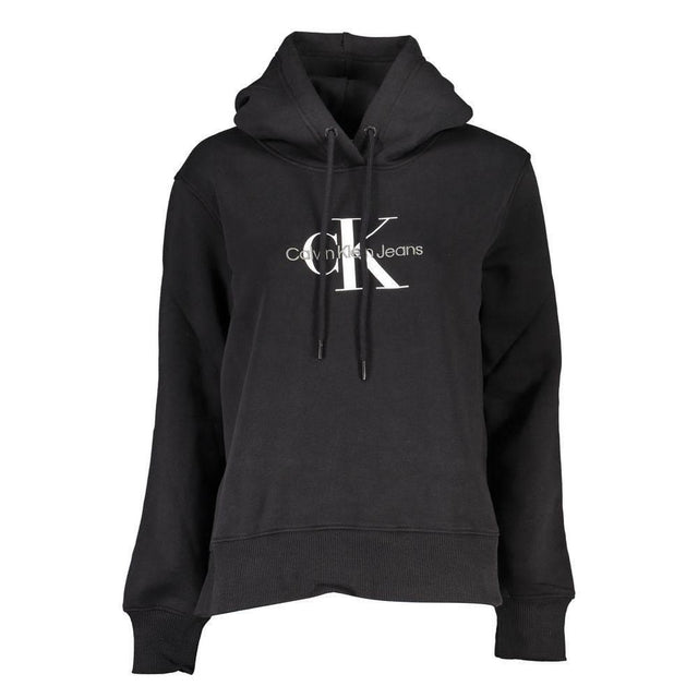 Calvin Klein Black Cotton Sweater - Hilstor