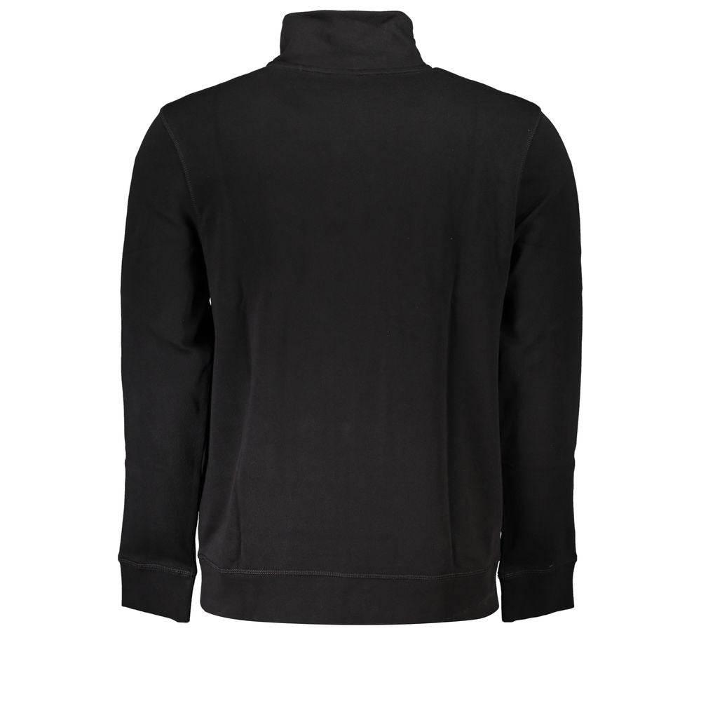 Hugo Boss Black Cotton Men Sweater - Hilstor