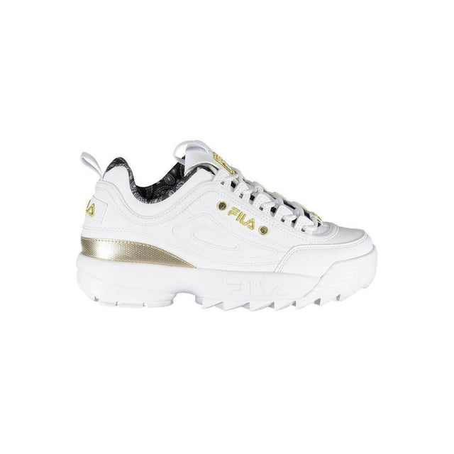 Fila Exquisite White Lace-Up Sneakers - Hilstor