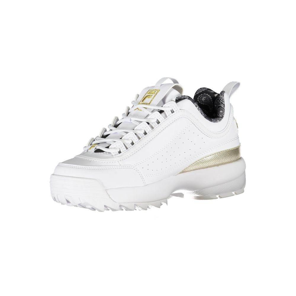 Fila Exquisite White Lace-Up Sneakers - Hilstor