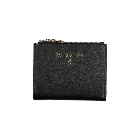 Patrizia Pepe Black Leather Wallet - Hilstor