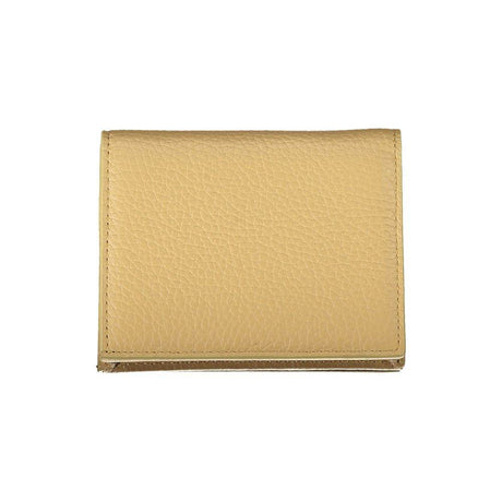 Coccinelle Beige Leather Wallet - Hilstor
