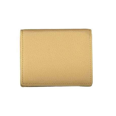 Coccinelle Beige Leather Wallet - Hilstor