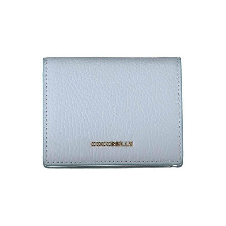 Coccinelle Light Blue Leather Wallet - Hilstor