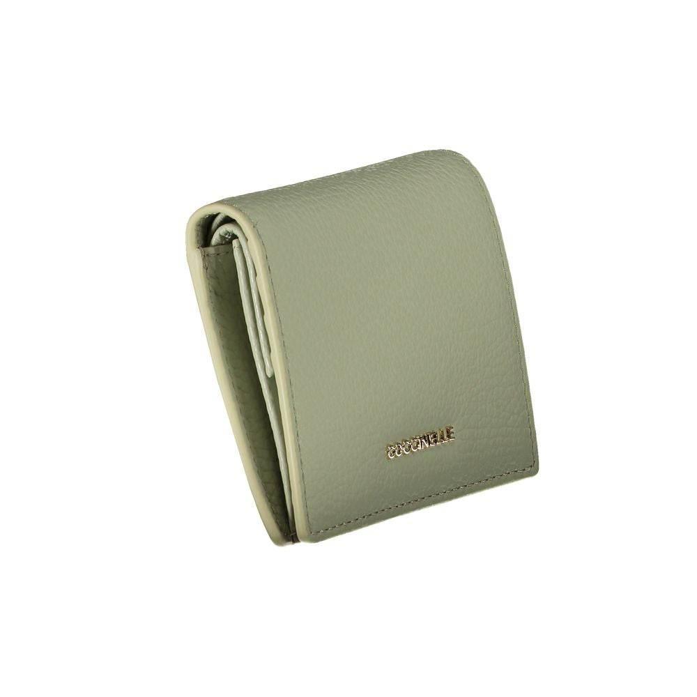 Coccinelle Green Leather Wallet - Hilstor