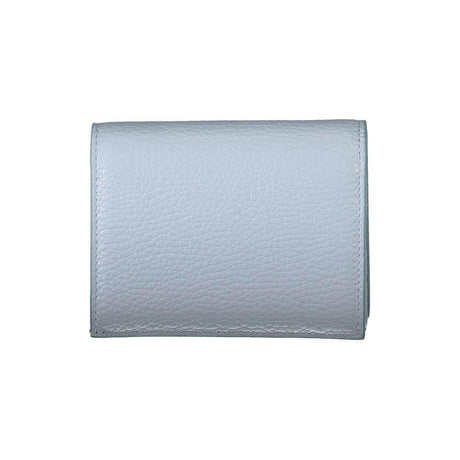 Coccinelle Light Blue Leather Wallet - Hilstor