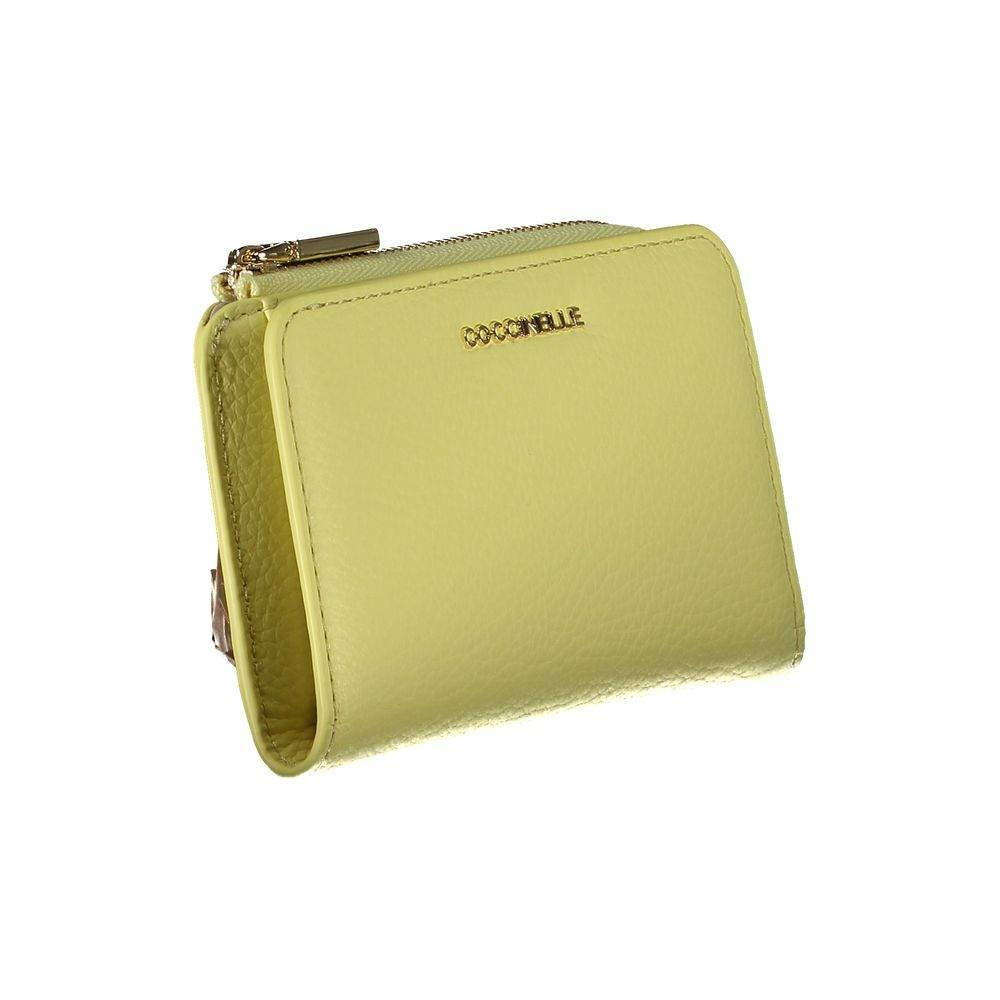 Coccinelle Yellow Leather Wallet - Hilstor