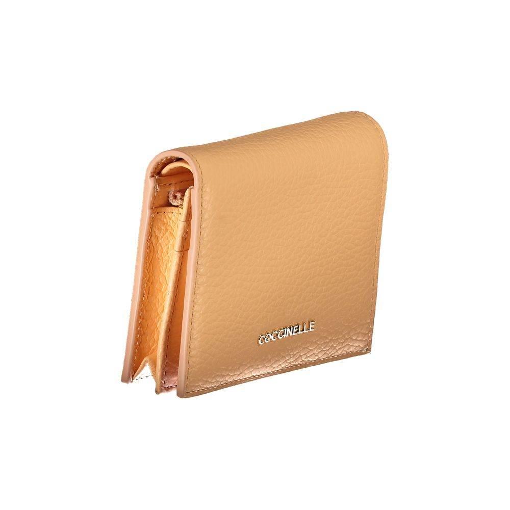 Coccinelle Orange Leather Wallet - Hilstor