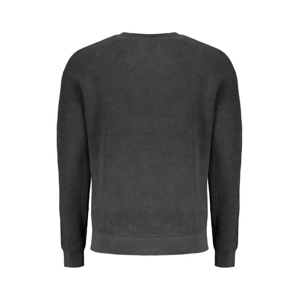 Calvin Klein Black Cotton Sweater - Hilstor
