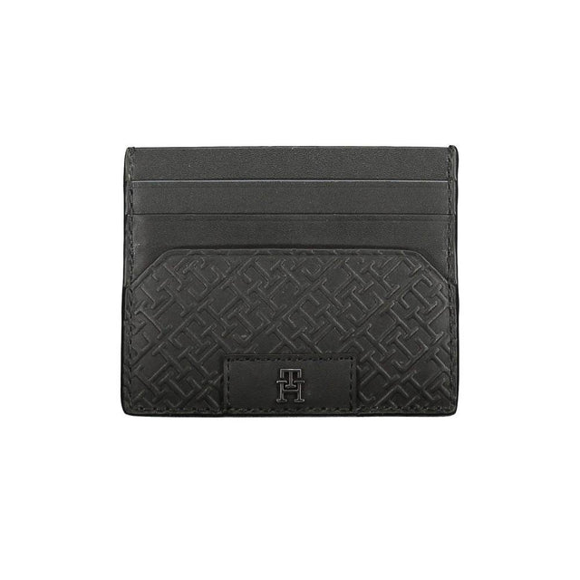 Tommy Hilfiger Black Leather Wallet - Hilstor