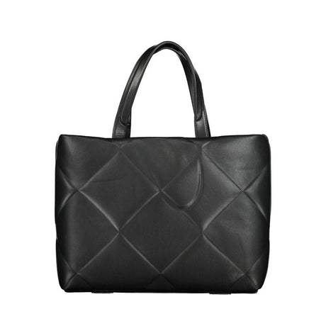 Calvin Klein Black Cotton Handbag - Hilstor