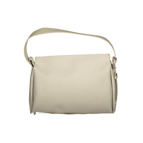 Calvin Klein Beige Polyester Handbag - Hilstor