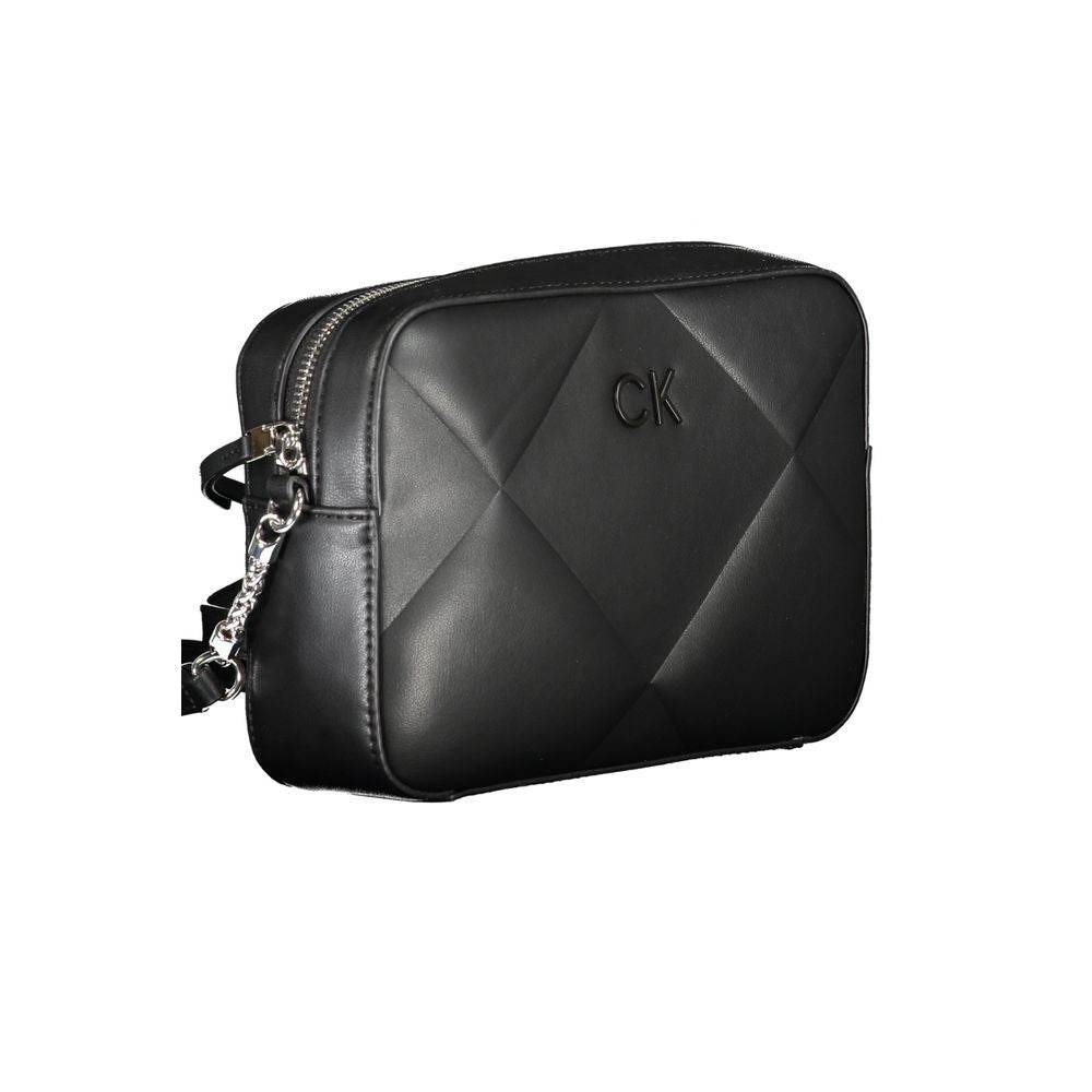 Calvin Klein Black Cotton Handbag - Hilstor