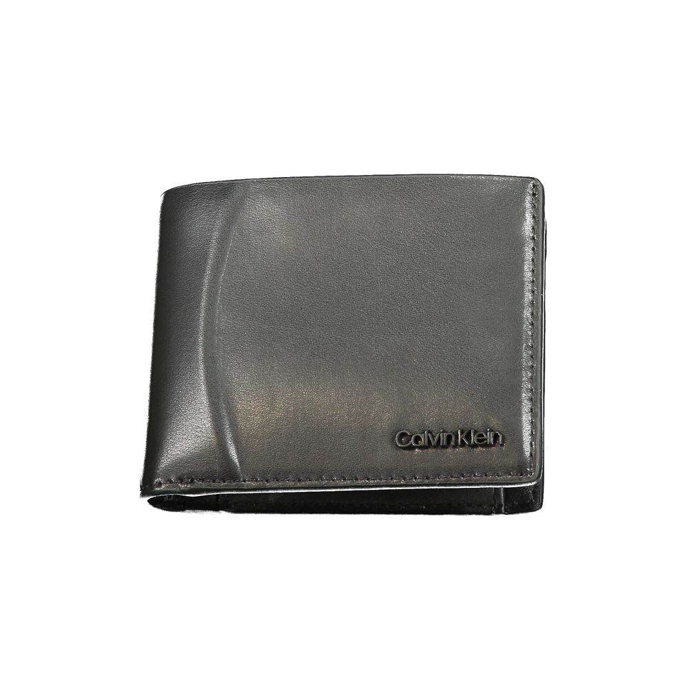 Calvin Klein Black Leather Wallet - Hilstor