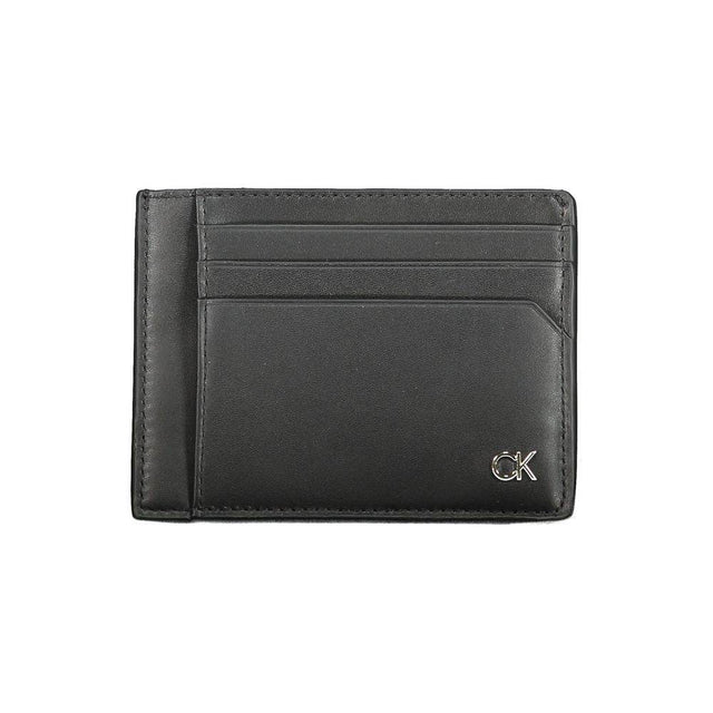Calvin Klein Black Leather Wallet - Hilstor