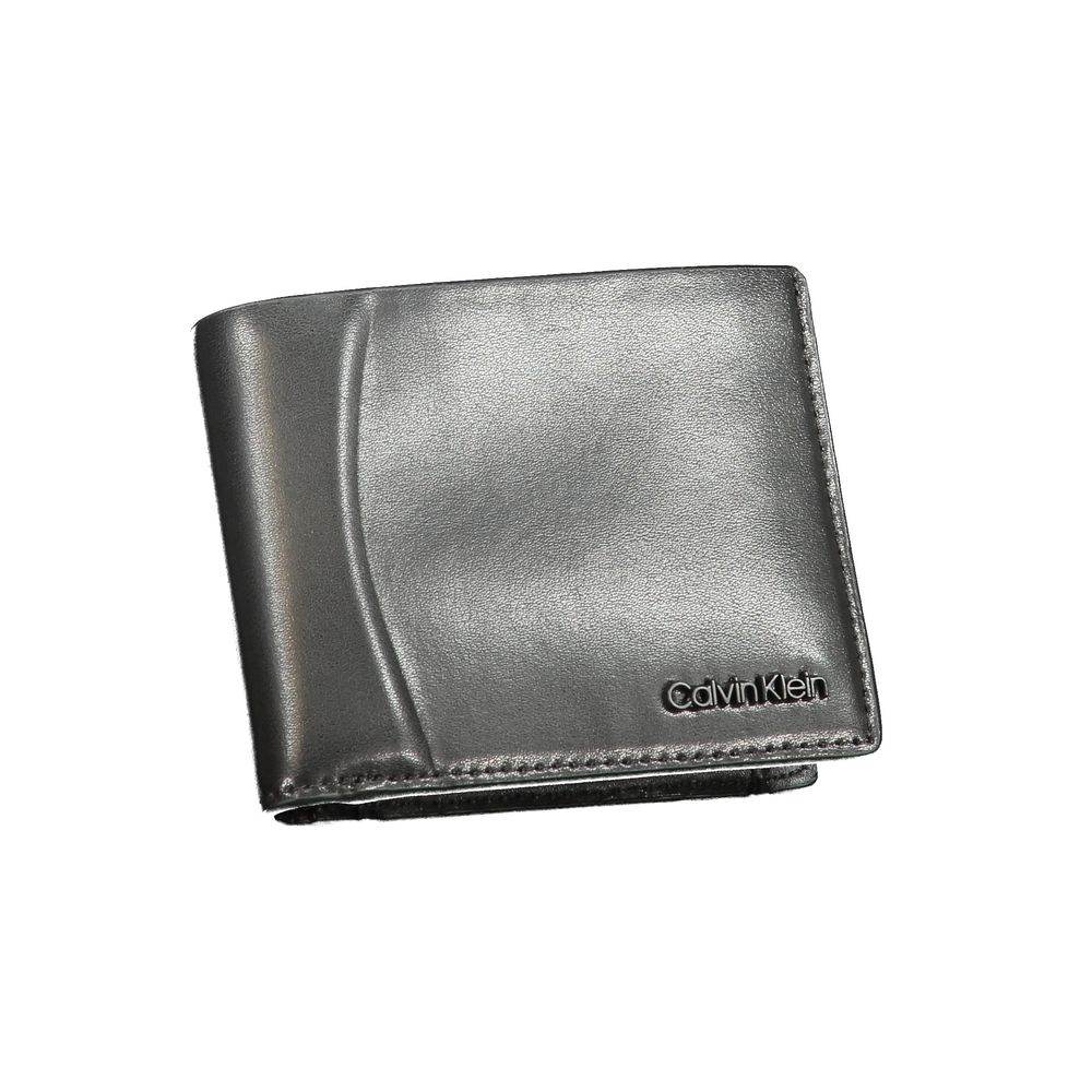Calvin Klein Black Leather Wallet - Hilstor