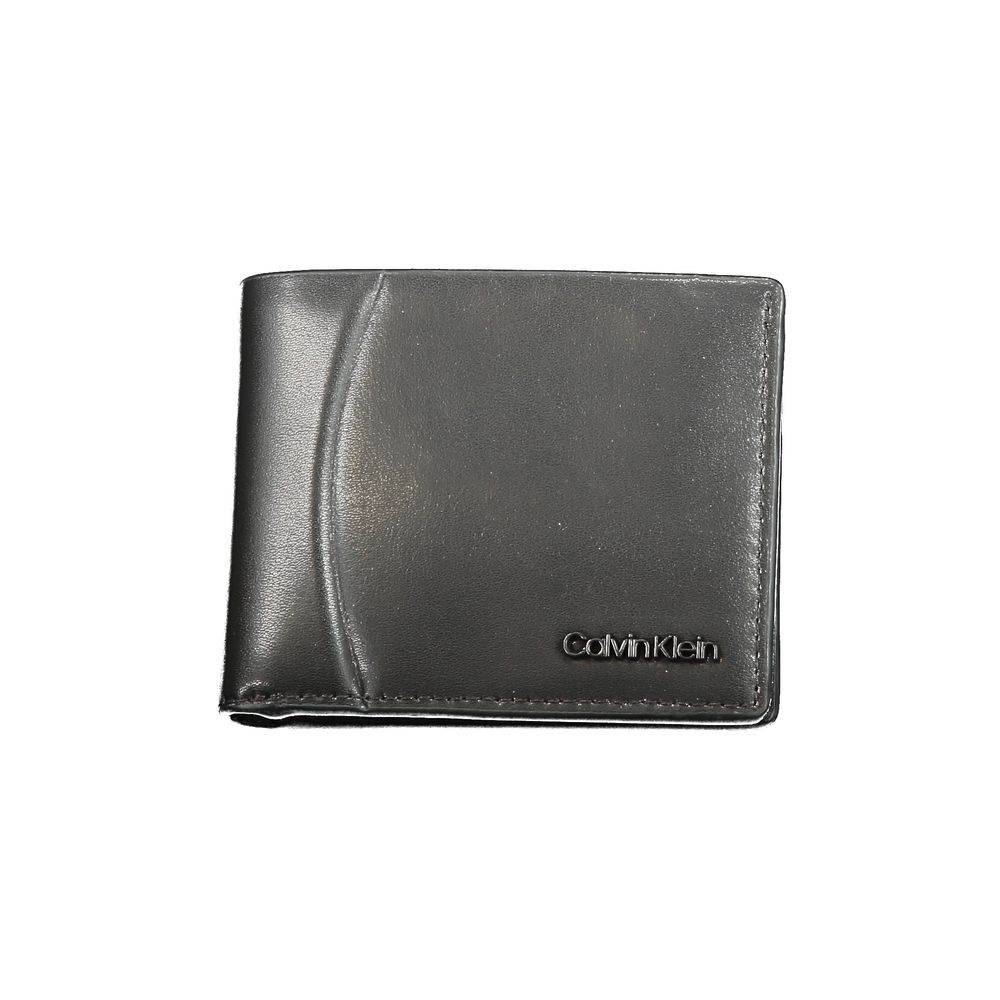 Calvin Klein Black Leather Wallet - Hilstor