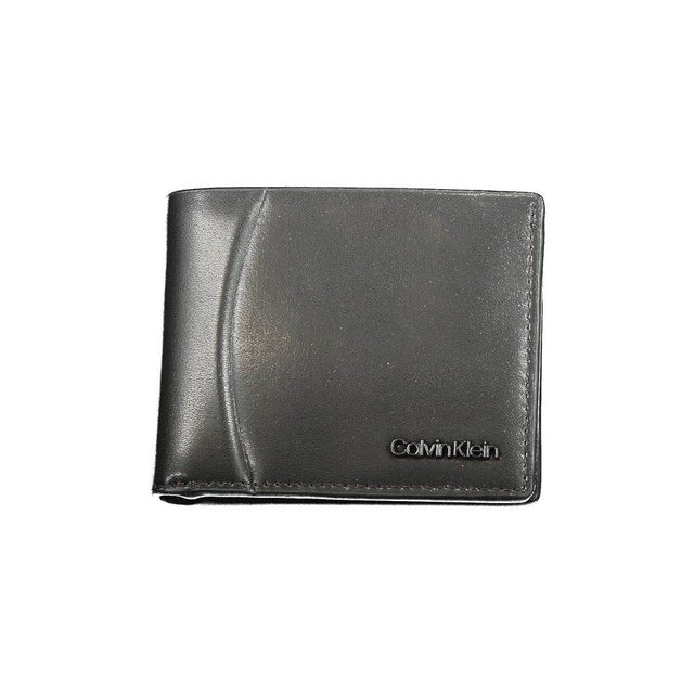 Calvin Klein Black Leather Wallet - Hilstor