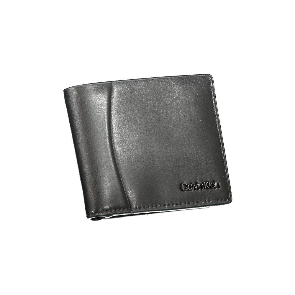 Calvin Klein Black Leather Wallet - Hilstor