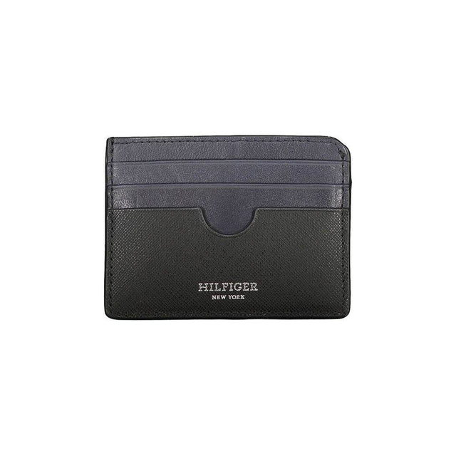 Tommy Hilfiger Black Leather Wallet - Hilstor