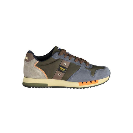 Blauer Blue Polyester Sneaker - Hilstor