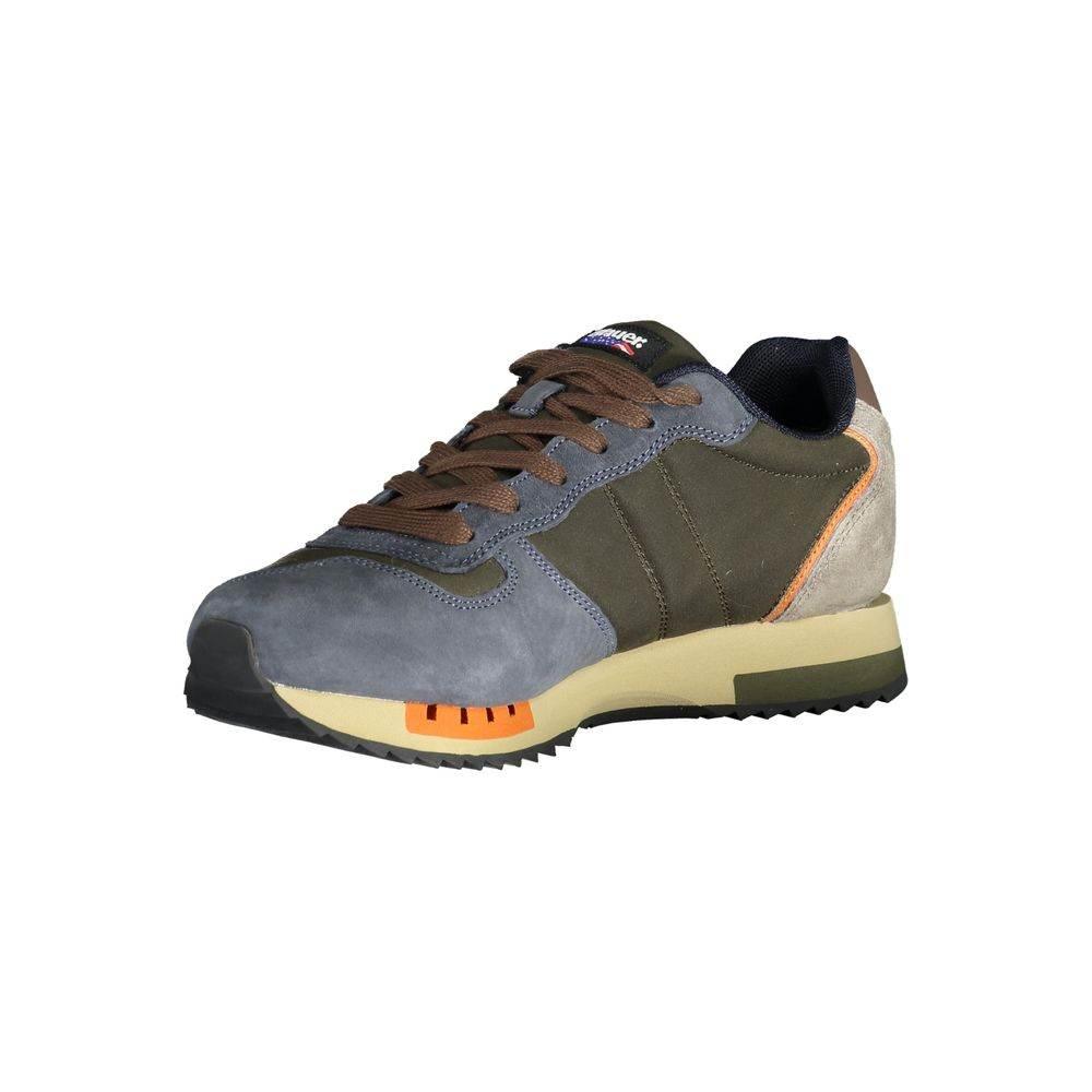 Blauer Blue Polyester Sneaker - Hilstor