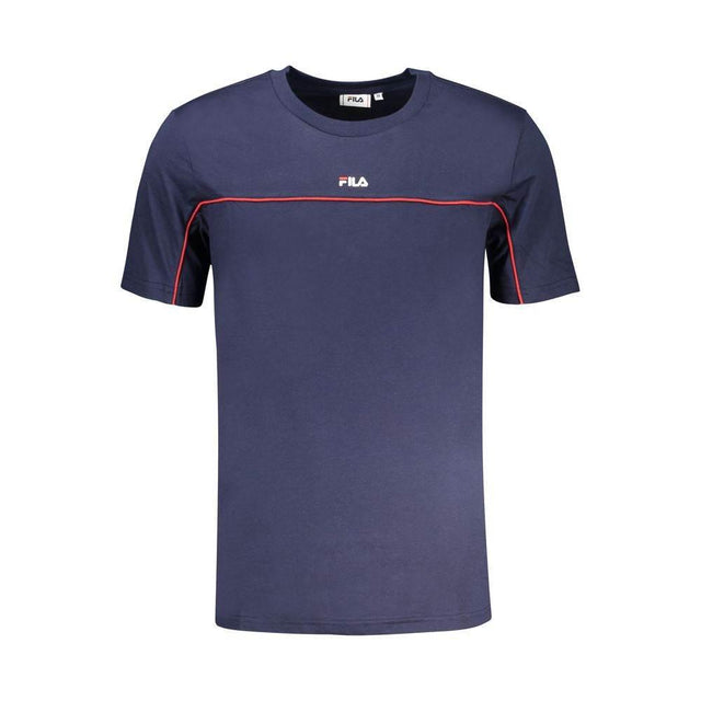 Fila Blue Cotton Men TShirt - Hilstor