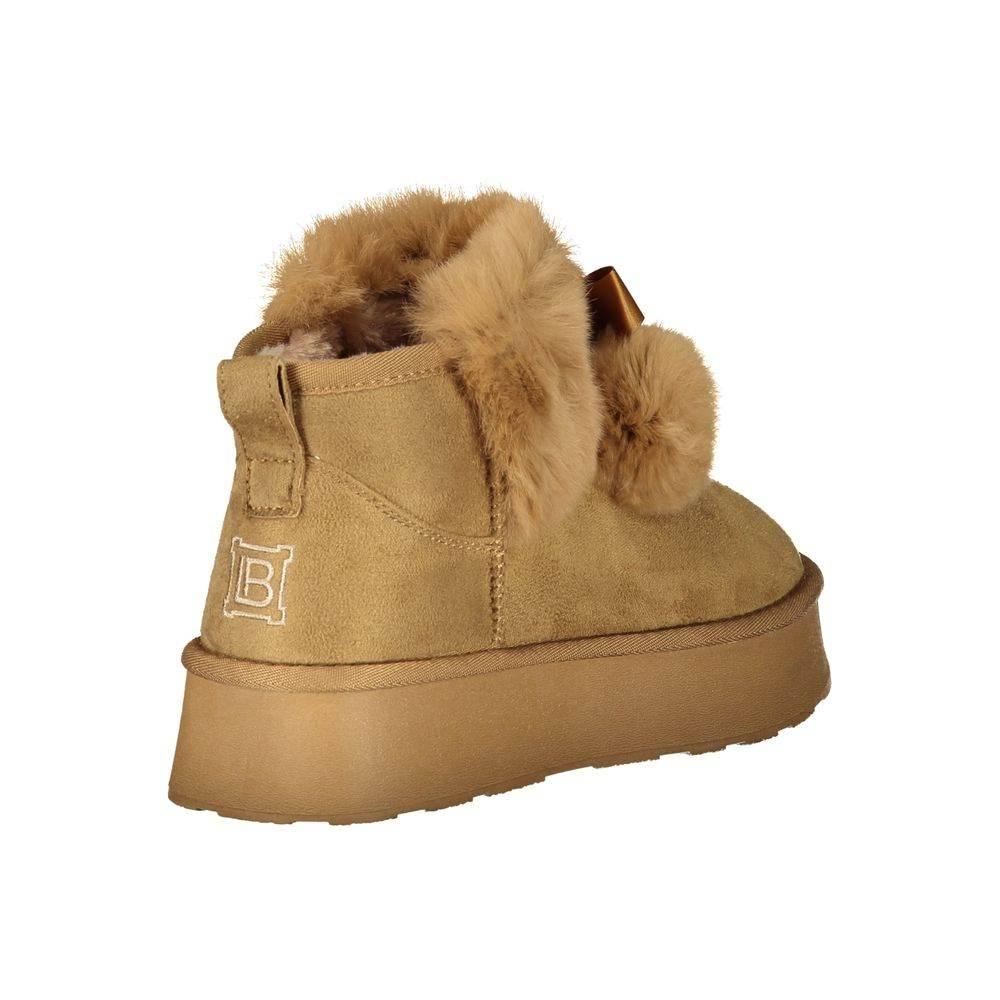 Laura Biagiotti Brown Polyester Women Boot - Hilstor