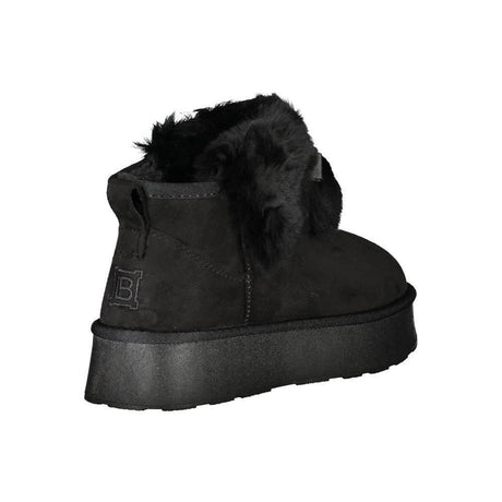 Laura Biagiotti Black Polyester Women Boot - Hilstor