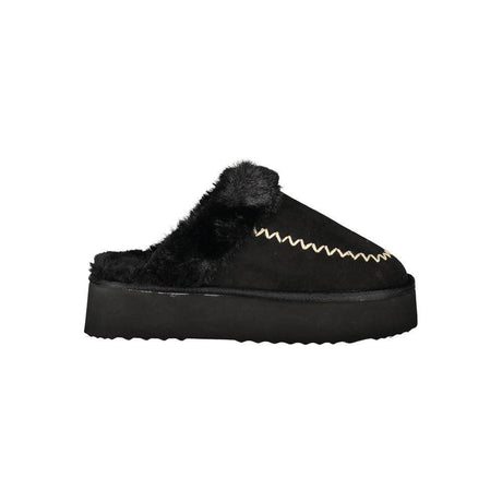 Laura Biagiotti Black Polyester Women Sandal - Hilstor