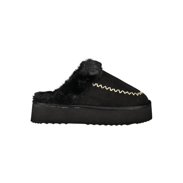 Laura Biagiotti Black Polyester Women Sandal - Hilstor