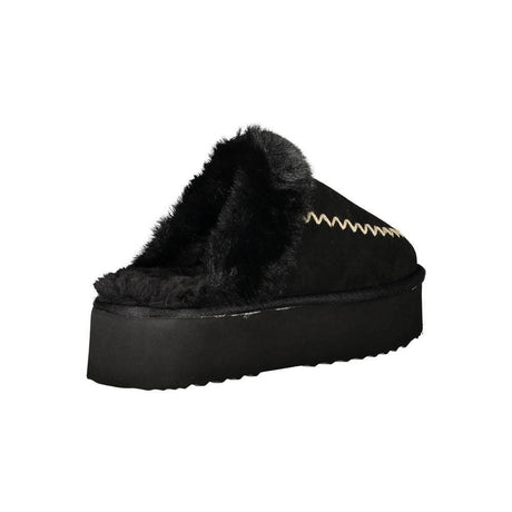 Laura Biagiotti Black Polyester Women Sandal - Hilstor