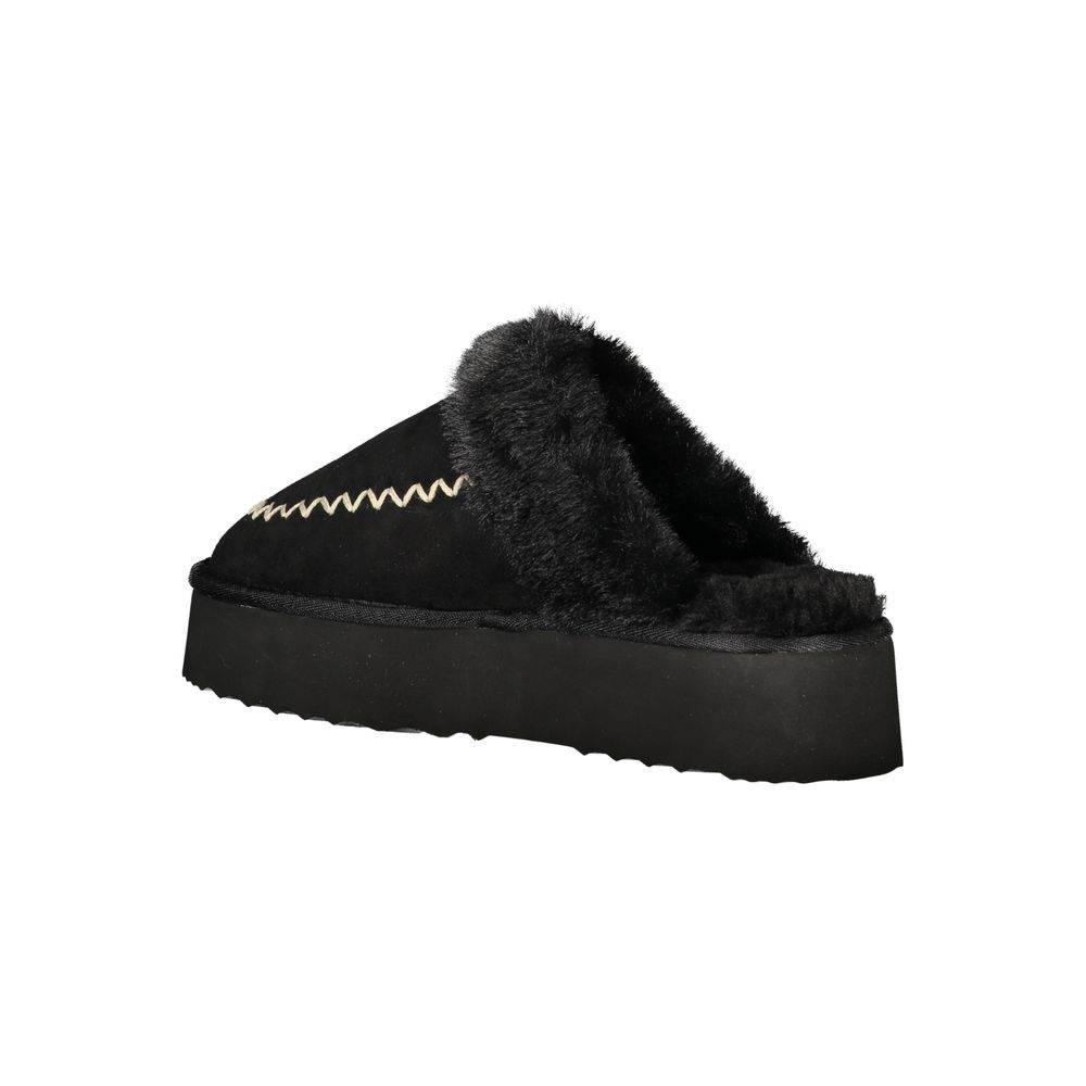 Laura Biagiotti Black Polyester Women Sandal - Hilstor