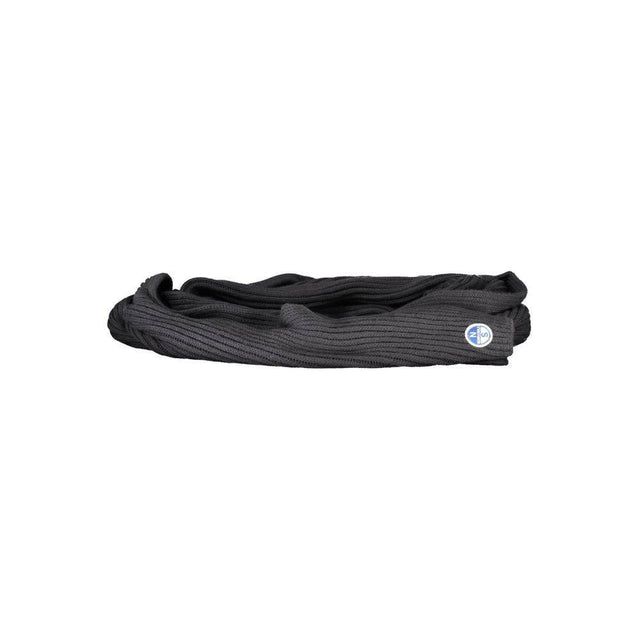 North Sails Black Cotton Men Scarf - Hilstor
