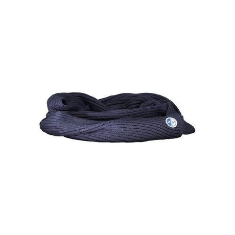 North Sails Blue Cotton Men Scarf - Hilstor