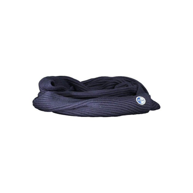 North Sails Blue Cotton Men Scarf - Hilstor