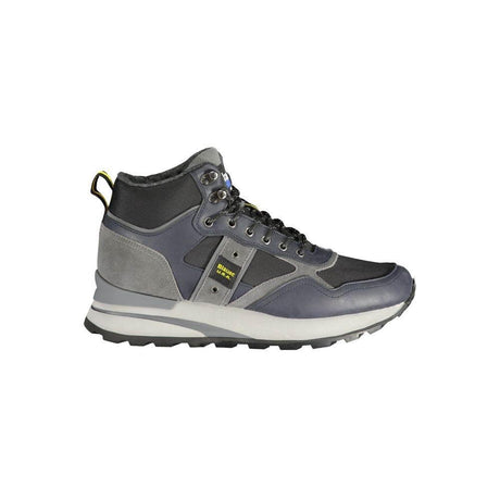 Blauer Blue Leather Men Sneaker - Hilstor