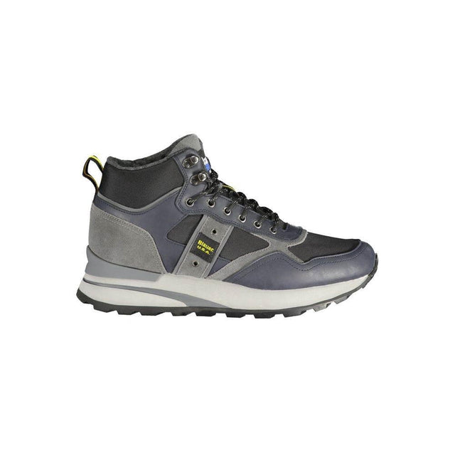 Blauer Blue Leather Men Sneaker - Hilstor