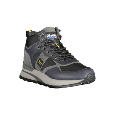 Blauer Blue Leather Men Sneaker - Hilstor