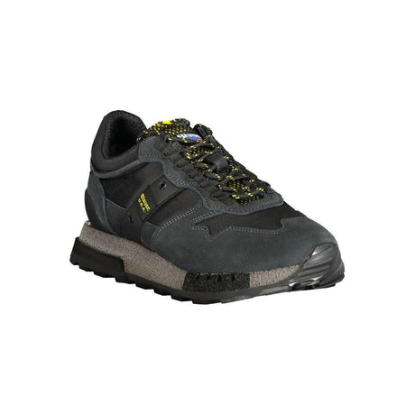Blauer Black Polyethylene Men Sneaker - Hilstor
