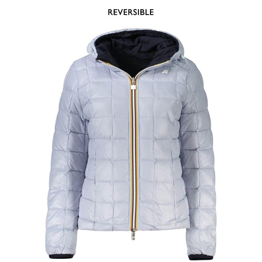 K-WAY Blue Polyamide Women Jacket - Hilstor