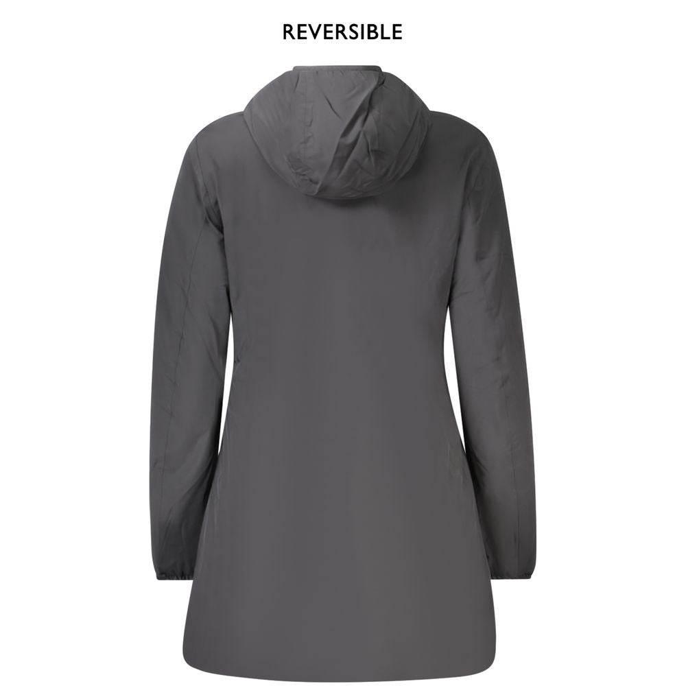 K-WAY Black Nylon Women Jacket - Hilstor