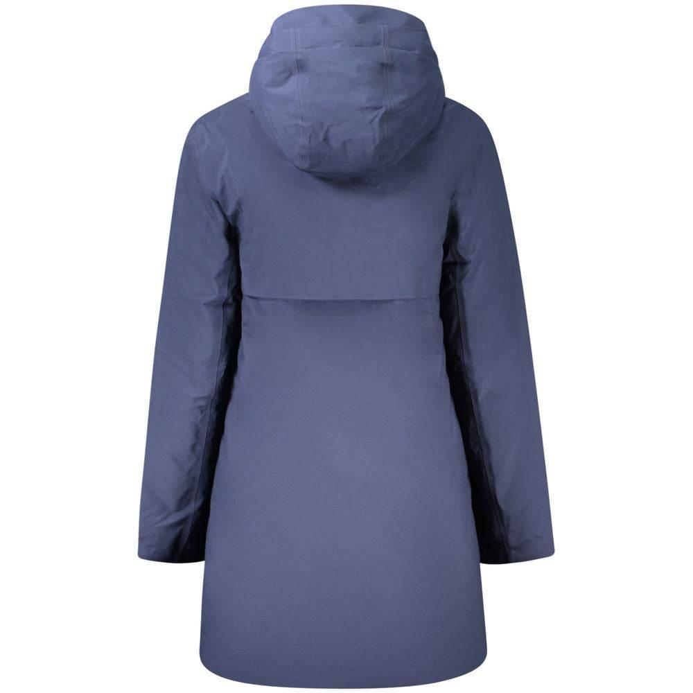 K-WAY Blue Polyester Women Coat - Hilstor