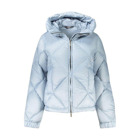 K-WAY Light Blue Polyester Women Jacket - Hilstor